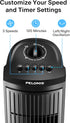 PELONIS 30 Inch Oscillating Tower Fan, 3 Speed Settings, Auto-off Timer, Standing Fan PFT28A2BBB, Black