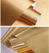 Metal Look Film Vinyl, Self Adhesive Gold Texture Waterproof Countertop Peel Stick for Kitchen Cabinet