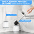 TRENTI Set, Set (3, Toilet Brush, Toilet Brush and Holder Bristles Toilet Bowl Brush Head with Ventilated Holder, Wall