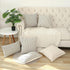 Kiuree Black and Beige Farmhouse Throw Pillow Covers, Set of 2 Decorative Square Pillow Cases for Sofa, Couch, Bedroom