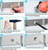 Wall Mounted Coat Rack, 5 Hook Coat Hanger Wall Mount, Premium Stainless Steel Coat Rack, Upgrade Mounted Coat Hooks