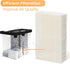 Ximoon HDC411 Humidifier Wick Filter 4 Pack for AIRCARE Essick Air HD1205 HD1211 EA1201 EA1208