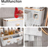 4 iHave Toothbrush Holders Wall Mounted with Toothpaste Dispenser & Cups - Premium White and Gold Design for Bathroom