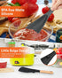 Cooking Spoon for Nonstick Cookware, Durable BPA-Free Matte Silicone, Wood Handle Spoon for Mixing, Scoop, and Scrape