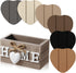 Patelai Set of 6 Wooden Heart Coasters House Warming Gifts New Home