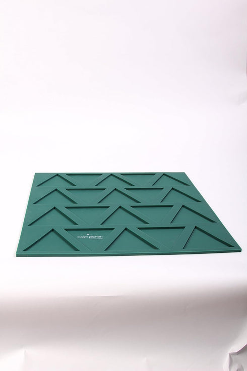 Dehydrator Triangle Chip Mold Shape Silicone Sheet Mat for Excalibur, 14" x 14" for Raw Tortilla Cracker