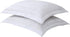 Bed Maker's Levinsohn Luxury Hotel Tailored Pillow Sham Pair, White with Baratta Stitched Hem, Standard