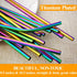 Lazycorner 16 Pcs Reusable Metal Straws, 8.5" 10.5" Stainless Steel Straws with Silicone Tips and Travel Case