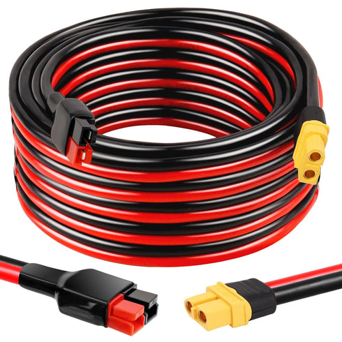 XRDS-RF 10AWG XT60 to Anderson Adapter Extension Cable – XT60 Female to Anderson Connector Cable for RC, Solar, DIY
