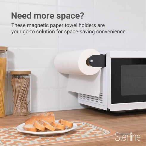 Magnetic Towel Holders - 2-Piece Set, Customizable for Grill, Fridge, Kitchen, RV, Indoor/Outdoor Toolbox Accessories