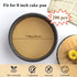8 Inch Parchment Paper Rounds, 200PCS Unbleached and Non Stick Baking Parchment Rounds, Precut Round Parchment Paper for Baking Sheets Round, Cake Pans, Springform Pan, Bamboo Steamer by DISSKNIC