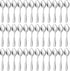 Unokit 36-Piece Silverware Set, 6.7 inch Stainless Steel Dinner Spoons, Dessert Spoon, Tablespoon, Mirror Polished,