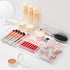 SMARTAKE 6 PCS Clear Plastic Drawer Organizers Set, Large Non-Slip Organizer Trays for Makeup, Office, Kitchen