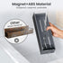 Mystozer (4 Pack) Magnetic Spice Rack for Refrigerator, Kitchen Organizer and Storage Shelf, Grey