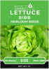 4 NatureZ Edge Lettuce Seeds for Planting, Popular Varieties Non-GMO Heirloom Seeds, Red Romaine, Bibb Butter, Black
