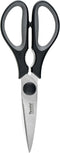 Tovolo Elements Heavy Duty Kitchen Shears with Sheath for Food Prep Trimming Meat and Vegetables, Small, Charcoal, Black by Tovolo