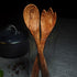Handmade Olive Wood Utensil Set (Spoon & Spork)