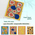 LARTSFRO Summer 4 Pack Swedish Dishcloths for Kitchen, Papaya Reusable Paper Towels Washable, Lemon Pineapple Swedish