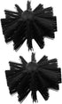 2pcs Chimney Brush, Cleaning Brush Vent Drill Attachment for Air Duct Cleaner