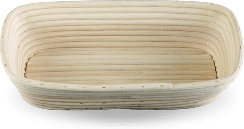 Frieling Proofing Basket, Brotform Bread Rising Banneton, Rectangle, 12-Inch by 5.5-Inch, Serving Basket