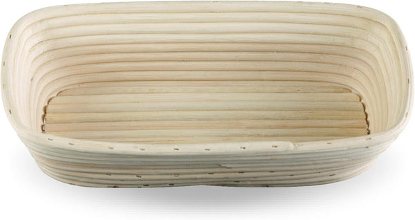 Frieling Proofing Basket, Brotform Bread Rising Banneton, Rectangle, 12-Inch by 5.5-Inch, Serving Basket