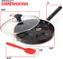 Modern Innovations 4-Cup Nonstick Egg Frying Pan with Lid, Fried Egg Pan, Omelette Pan, Mini Pancake Pan for Stove Top Gas & Electric, Small Egg Skillet, Breakfast Sandwich Maker by Modern Innovations