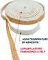 99N17 17 Rutland Big Green Egg Replacement Gasket, High Temperature Clean Burn Gasket Kit, Fits XL & XXL, Fiberglass