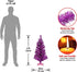 National Tree Company Artificial Christmas Tree - Pink Tinsel, Includes Stand, 3 Feet