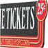 Movie Tickets 25 Cents Embossed Metal Sign - Large Vintage Wall Art with Arrow for Movie Room