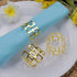 LogHog Delicate Christmas Gold Napkin Rings - Set of 12, Ideal Table Setting Napkin Buckles for Christmas, Thanksgiving