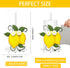 Summer Countertop Lemon Paper Towel Holder, Spring Lemon Decor for Cute Farmhouse Home Table, Housewarming Birthday