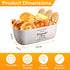 Bread Box for Kitchen Countertop with Cutting Board Lid, Bamboo Fiber Bread Container Holder, Keep Fresh I14.4x8.3x4.7