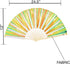 Liquid Shockwave Fluid Iridescent Hand Fan, Rave Gear, Exclusive
