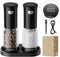 TOMEEM Electric Salt and Pepper Grinder Set Rechargeable with LED Power Indicator,
