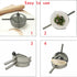 Stainless Steel Dumpling Maker, X-Large 5" Goya Empanada Press Mold, Ravioli Mould Crimper for Pie, Chinese Dumpling