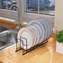 Cutting Board Organizer, 2 Pack Pot Lid Organizer, Kitchen Rack for Plates, Bakeware, Pots & Pans, 13" x 4.7" x 4.3"