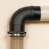 Big Horn 11433 4-5/8-Inch Flanged Elbow, 4-Inch, Black