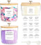 PLOUTA HOME 3 Pack Laundry Room Organization Storage Containers, Plastic Clear Laundry Pods Container
