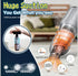 Handheld Vacuum Cordless, 15000PA Car Vacuum Cleaner High Power, Portable 4-in-1 Rechargeable Handheld Vacuum for Car,