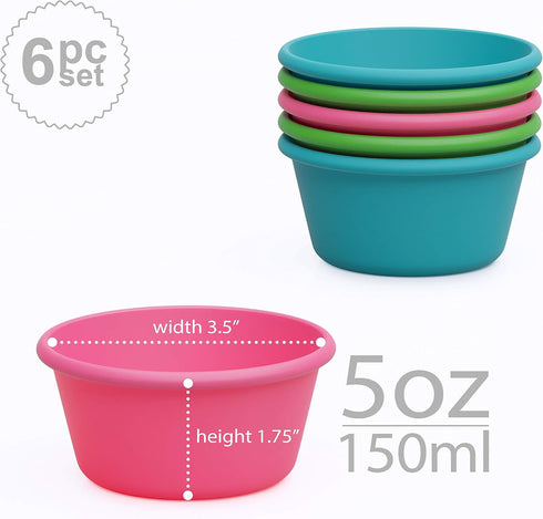 Bakerpan Silicone Jumbo Muffin Cups for Baking, 3 1/2 Inch Muffin Baking Cups, Set of 6