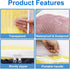 Plastic Storage Bags for Clothes, Clear Zippered Storage Bags for Sweater and Blanket Storage, 6 Packs, 16*12*4 Inch