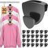 Hangers Space Saving 30Pcs, Heavy Duty Hanger Hooks for Closet Organizer, Black
