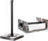 Set, Countertop MyGift Paper Towel and Napkin Holder Torched Wood and Industrial Metal Paper Towel Holder and Flat