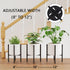 8 12 Inches Linpla Adjustable Metal Plant Stand Indoor Outdoor - Fits to Pots - Mid Century Modern Planter Stand Single