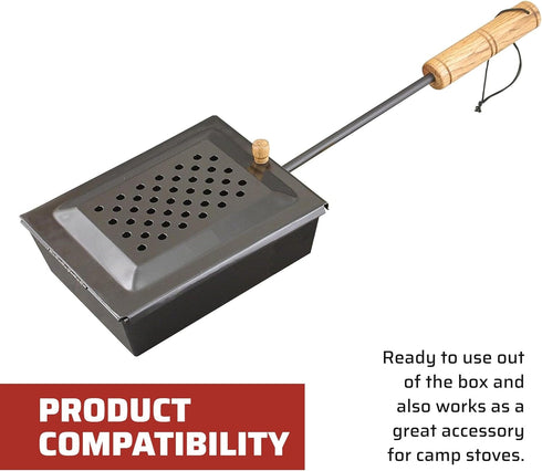 Camp Chef Popcorn Popper for Campfire - Make 3.5 Quarts of Popcorn - Camp Cooking System Accessories