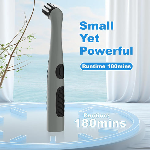 Rechargeable Electric Cleaning Brush with 4 in 1 Brush Heads and USB Cable, Cordless Motorized Brush for Bathroom and
