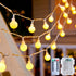 Minetom 2 Pack Globe String Lights Battery Operated, Totally 120 LED Fairy