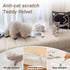 Custom Window Seat Cushions Indoor, Circle Fleece Bay Window Cushion, Waterproof Anti-cat Scratch Custom Bench Cushions