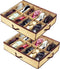 Shonpy 2PCS Ladies/Kids Storage Household Shoe Bag 12 Cells Underbed Foldable Closet Organizer