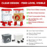 ATHCOHT Set 3.1 Gallon/26.4 4 3 Large Chicken Feeder and Waterer Pounds, Automatic Chicken Waterer with Cups & Feeder